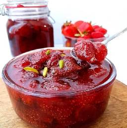 مربا توت‌فرنگی خانگی
